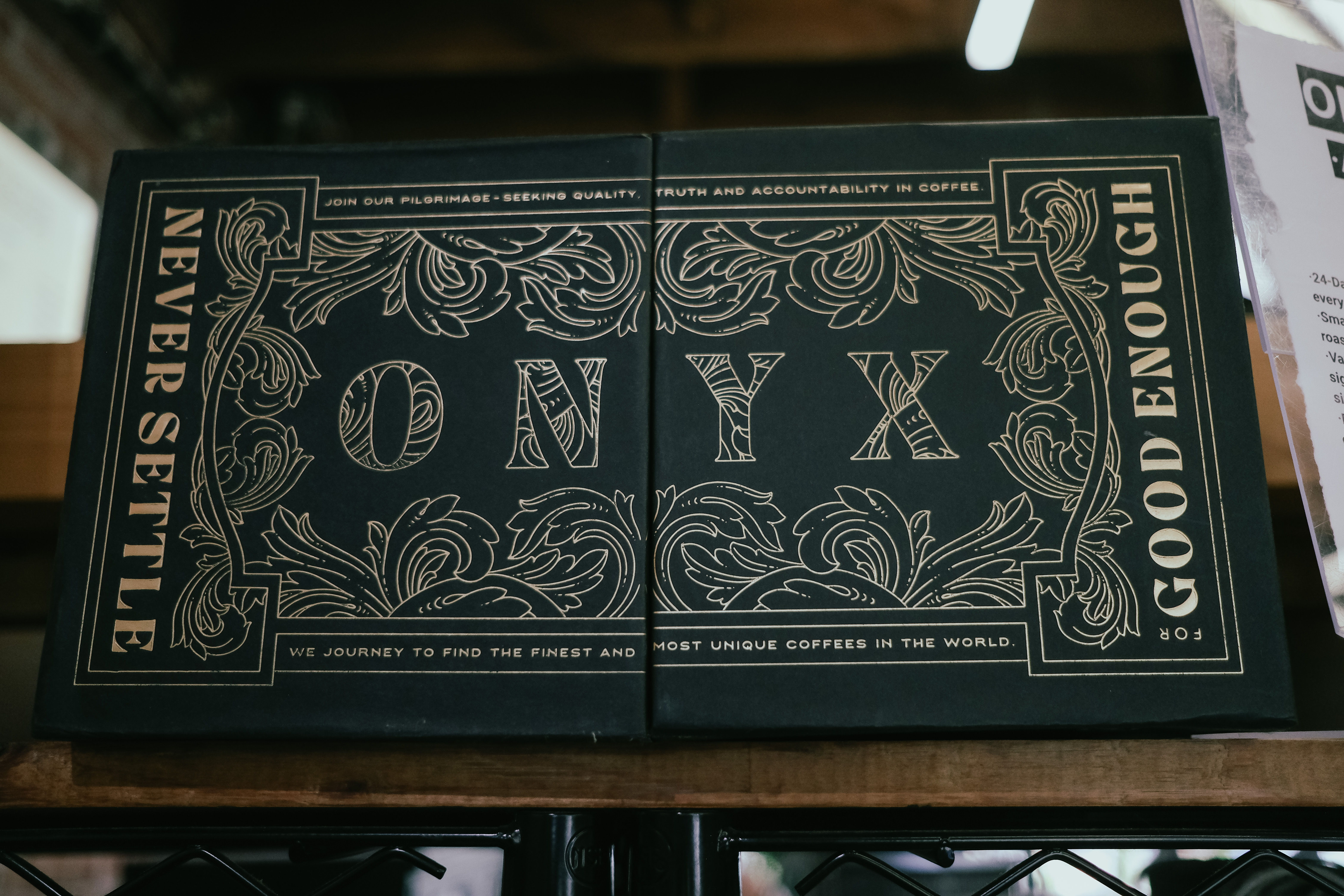 Photo of the Onyx Coffee Calendar box.